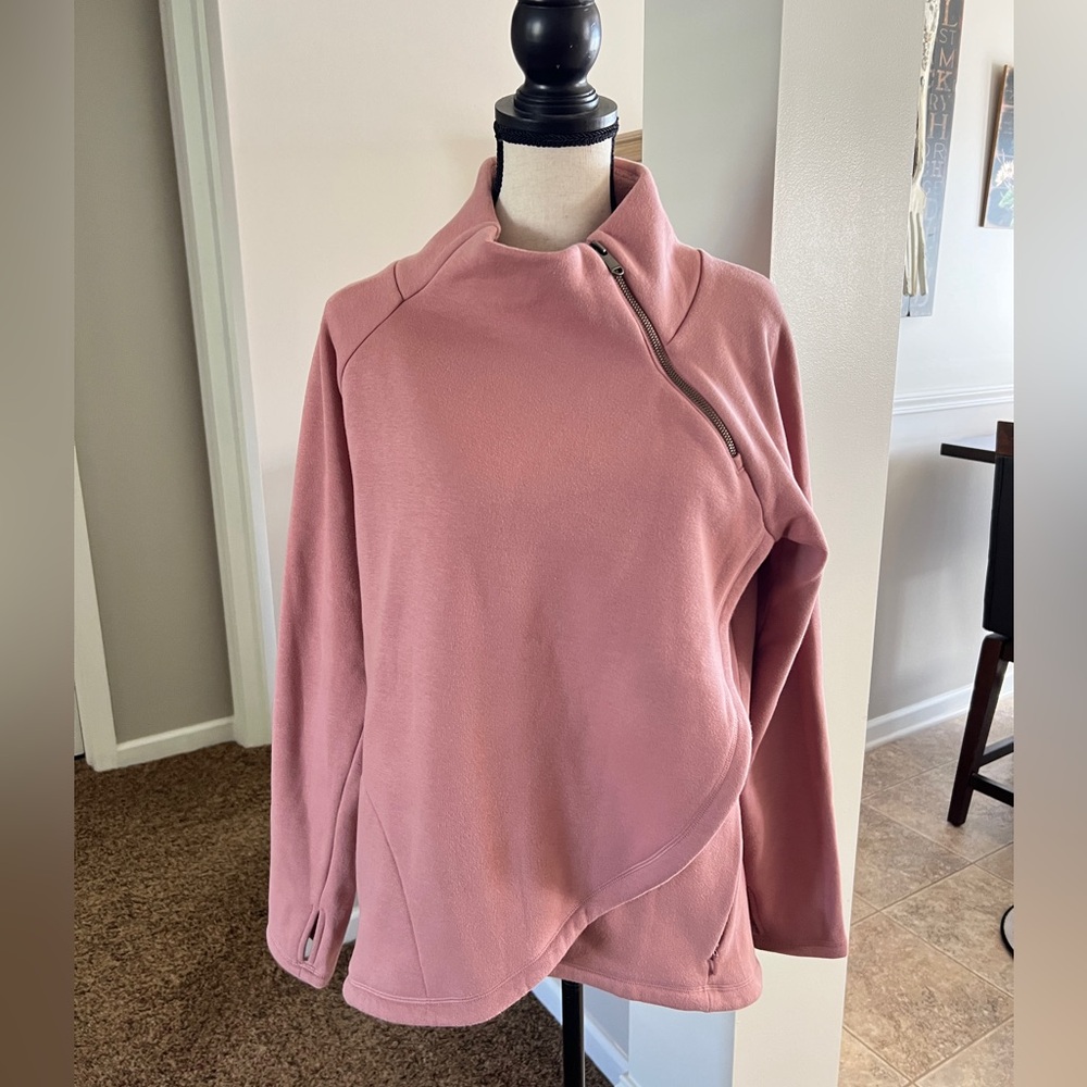 Athleta Zippered Turtleneck